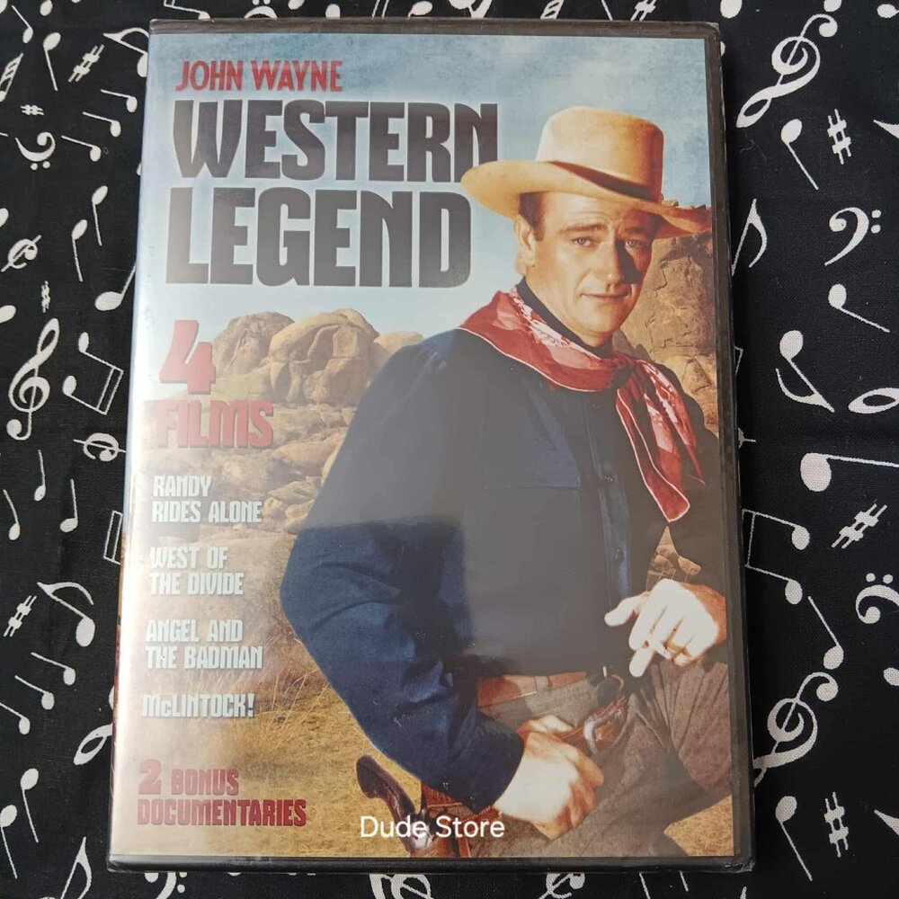 John Wayne - Randy Rides Alone, West of Divide, Angel/Badman, McLintock  '12 DVD